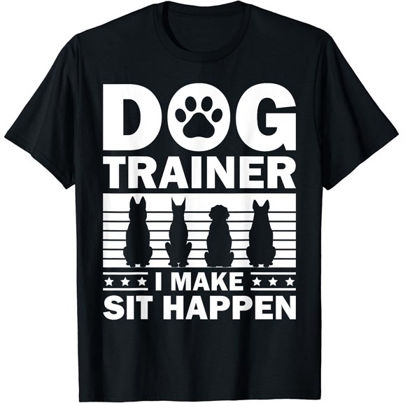 Cool Dog Trainer For Men Women Dog Training Agility Class T-Shirt