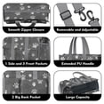 thumbnail image 3 of Teacher Tote Bag,Grey Dog Paw Footprint Teacher Utility Tote Bag,Large Work Tote Bags for Women with Multiple Pockets,Top Zipper Closure,13.8x10.6x6.7 Inch, 3 of 5