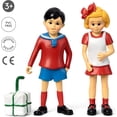 thumbnail image 2 of Pippi Langstrumpf Spielzeug Spielfiguren Tommy & Annika, 80 mm – Puppenhaus Zubehör Figuren Mäd, 2 of 7