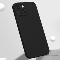 for iPhone 13 Case for Women with Full Camera Lens Protection, Silicone Girly Cute Side Soft Ultra Slim Shockproof Protective Lightweight Phone Cover for iPhone 13, Black