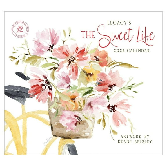 Legacy Publishing Group, Sweet Life 2026 Wall Calendar, 13.38'' X 12.13'', 12-Month Calendar with Stapled Binding