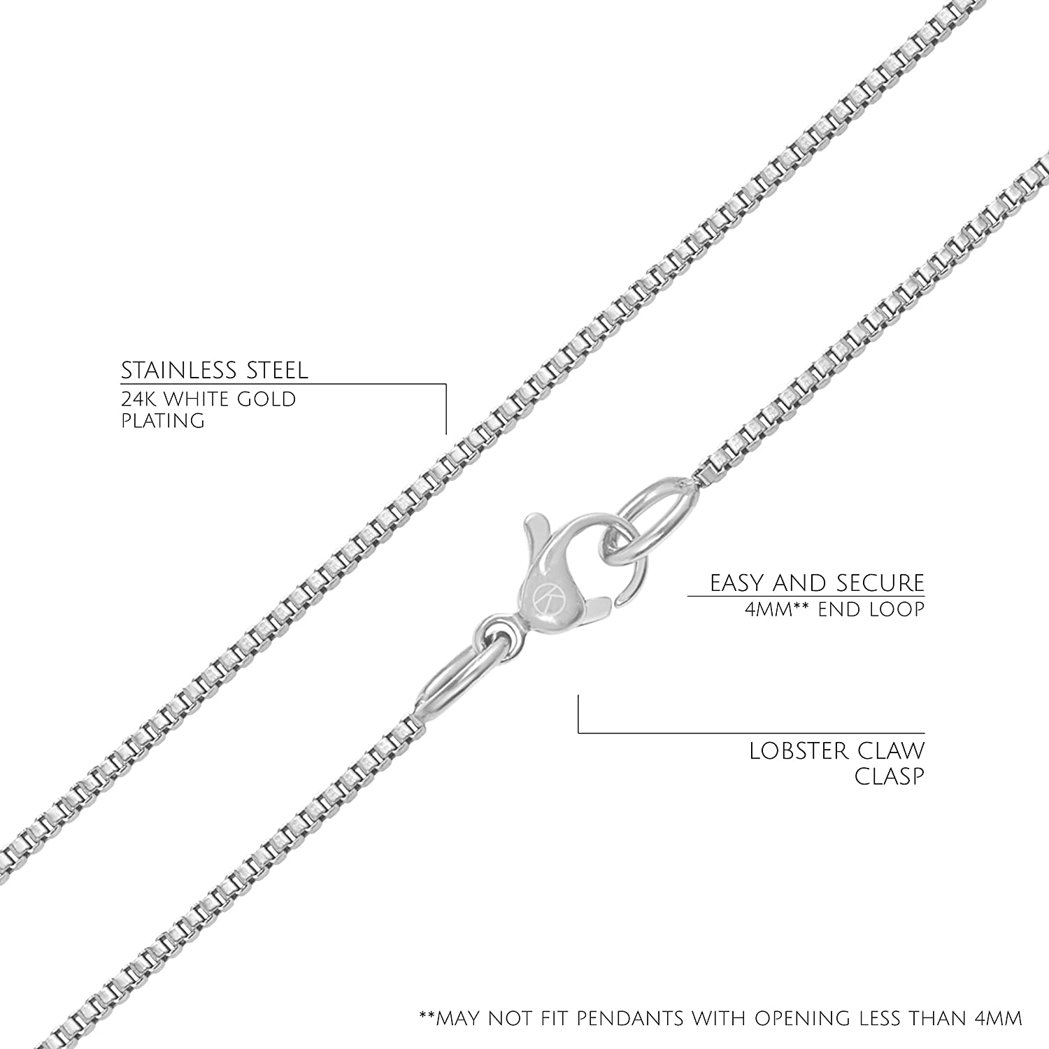 Box Chain Necklace 