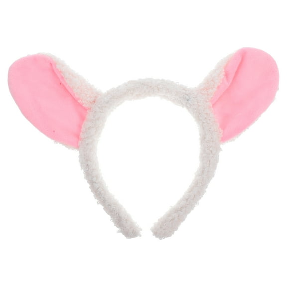 Masteelf  Lamb Ears Headband Animal Goat Headwear Headbands Miss Beige