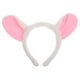 thumbnail image 1 of Diadema con orejas de cordero de peluche para adultos y niños, accesorio para disfraz de oveja para fiestas, Halloween y cosplay, diadema con orejas de animal, 1 of 7