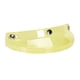 thumbnail image 5 of Visera de casco retro con 3 broches para casco 3/4, accesorios de repuesto directos. Amarillo transparente, 5 of 7