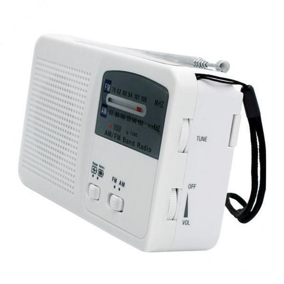 Milaget 2x 6 In1 Portable Crank Radio / Solar Radio, 6 in 1 Functions, MP3 Player /