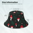 thumbnail image 5 of Kdxio Reflective Bucket Hat - Amanita Mushroom Print Bucket Hat for Men,Women, 5 of 9