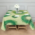 thumbnail image 3 of Green Tie Dye Pattern Square Tablecloth,Waterproof Square Table Cover,Wipeable Spillproof Washable Table Cover for Home Kitchen Party Decor 42"X42"(107x107cm), 3 of 6