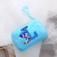thumbnail image 3 of Monedero pequeño de peluche de Sonics Boys, bolso de lona con letras, estuche para llaves, bolso de mano con dibujos animados de anime, regalos de cumpleaños para niños, 3 of 5