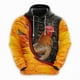 thumbnail image 3 of Sudadera con capucha de estilo hip hop para hombre y mujer, sudadera con estampado 3D de pollo, estilo Harajuku, informal, ropa de calle, 3 of 5