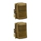 thumbnail image 3 of Greeniant Bolsa de hombro Bolsas de mensajero resistentes al desgaste Paquete de pecho de nylon Equipo deportivo Accesorios de ciclismo Bolso Marrón 2piezas, 3 of 6