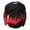 Red, variant on Rexolia Mens Oversized Waffle T Shirt Halloween Spider Bat Graphic Long Sleeve Casual Comfort Top Black L