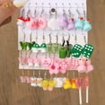 thumbnail image 2 of Juego De Pendientes De Resina De Animales De Dibujos Animados Para Mujeres Aro De Mariposa Lindo Accesorios De Joyería, 2 of 4