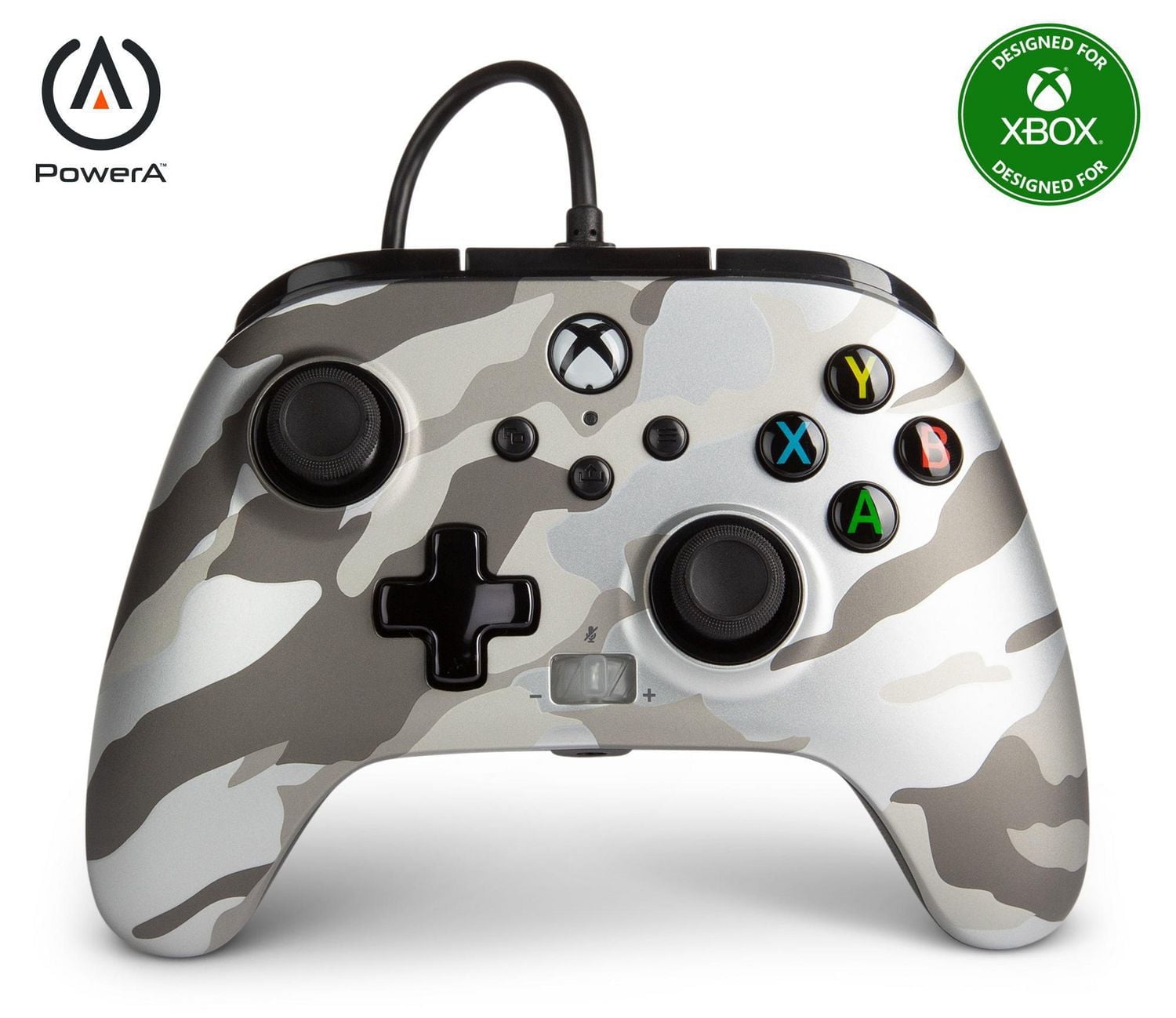 PowerA Enhanced Wired Controller for Xbox - Metallic White Camo, Xbox Series X