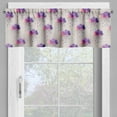 thumbnail image 4 of Ambesonne Retro Valance & Curtain, Geometric Mosaic Dots, 55"x24", Purple Grey Pink, 4 of 6