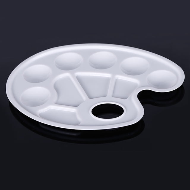 GOOHOCHY 2 Pcs Painting Palette Small and Lightweight Design with Paint Mixing Function for Kids