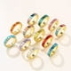 thumbnail image 3 of VG 6YM-Anillo de arcoíris de alta calidad para mujer, anillo de compromiso cúbico, anillo de colores Eternity, accesorios de joyería para mujer, venta al por mayor, 2021, 3 of 4