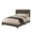 Espresso, variant on Explicitly Crisp Upholstered Cal King Bed, Ivory