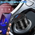 thumbnail image 1 of LEEYNEER USB In-Car Adapter Wireless Bluetooth Fast USB Charger Hands FM Bluetooth Transmitter, 1 of 5