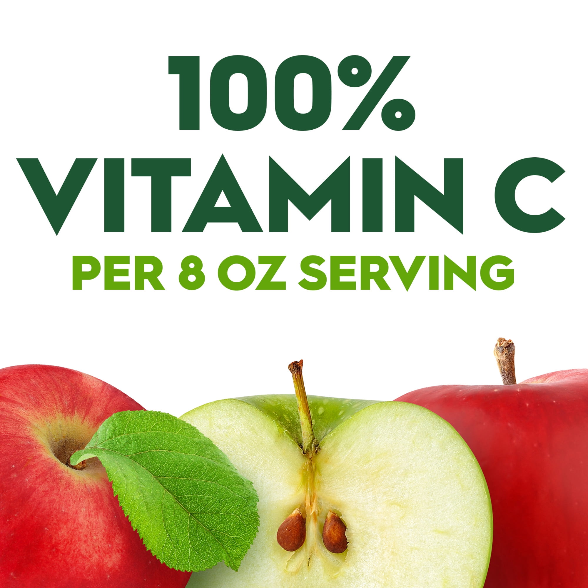 (8 pack) Juicy Juice 100% Juice, Apple, 64 fl oz Bottle