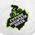 thumbnail image 4 of Inktastic Mountain Biking Future Mountain Biker Boys or Girls Baby Bib, 4 of 4