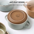 thumbnail image 3 of ALOFMO 28 oz Ceramic Soup Bowl with Handle ,French Onion Soup Bowls Set of 4, Ceramic Bowls Set, Oven Safe, Microwave Dishwasher Safe, 3 of 9