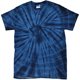 thumbnail image 1 of Colortone - Camiseta psicodélica monocolor de manga corta para adultos Uninex - Verano Hippie (Azul marino), 1 of 2