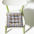 thumbnail image 3 of Puntoco Cojín grueso para silla, cojín para taburete de estudiante, cojín para oficina, cojín suave transpirable de verano, cojín de lino para silla de 15,7 pulgadas, 3 of 5
