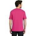thumbnail image 2 of District Made Mens Perfect Weight Crew Tee-3XL (Dark Fuchsia), 2 of 6
