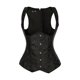 thumbnail image 1 of Bustier para Mujer Top Gótico de Jacquard con Tirantes para Mujer Tank Underbust Corsé Negro XL, 1 of 6