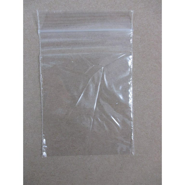 300 Pcs Small Bags for Jewelry - 2 Mil Clear Reclosable Poly Zipper Bags Sizes 1.5 inch x 2.3 inch, 2 inch x 2.7 inch, 2.4 inch x 3 inch for Pills