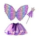 thumbnail image 2 of Disfraz de mariposa para niñas, disfraz de princesa de hadas, para , ropa de varita, para para , Halloween, , púrpura A-Púrpura Yinane Disfraz de ala de hada, 2 of 6