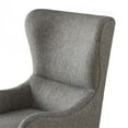 thumbnail image 2 of Gracie Mills Zachery Transitional Swoop Wing Chair with Round Arm and Piped Edges - GRACE-3914, 2 of 3