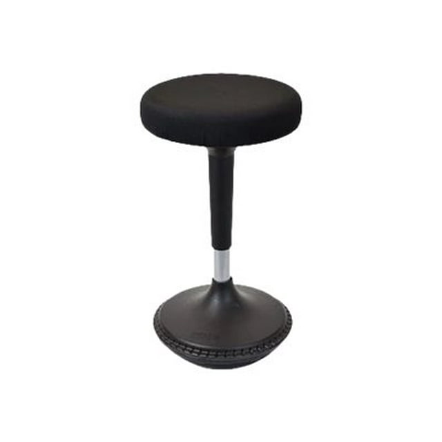 Uncaged Ergonomics Wobble - Stool - round - fabric - black