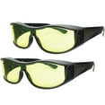 thumbnail image 1 of Battle Vision NIGHT Wrap Around Glasses - 2PK, 1 of 1