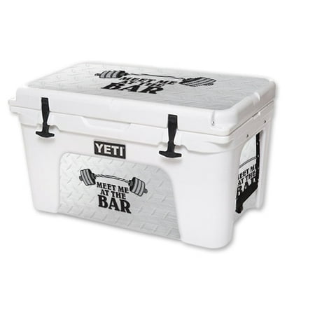 Skin For YETI Tundra 45 qt Cooler – Meet Me At The Bar | MightySkins Protective, Durable, and Unique Vinyl Decal wrap cover | Easy To Apply, Remove, and Change Styles | Made in the (Yeti Tundra 45 Quart Best Price)