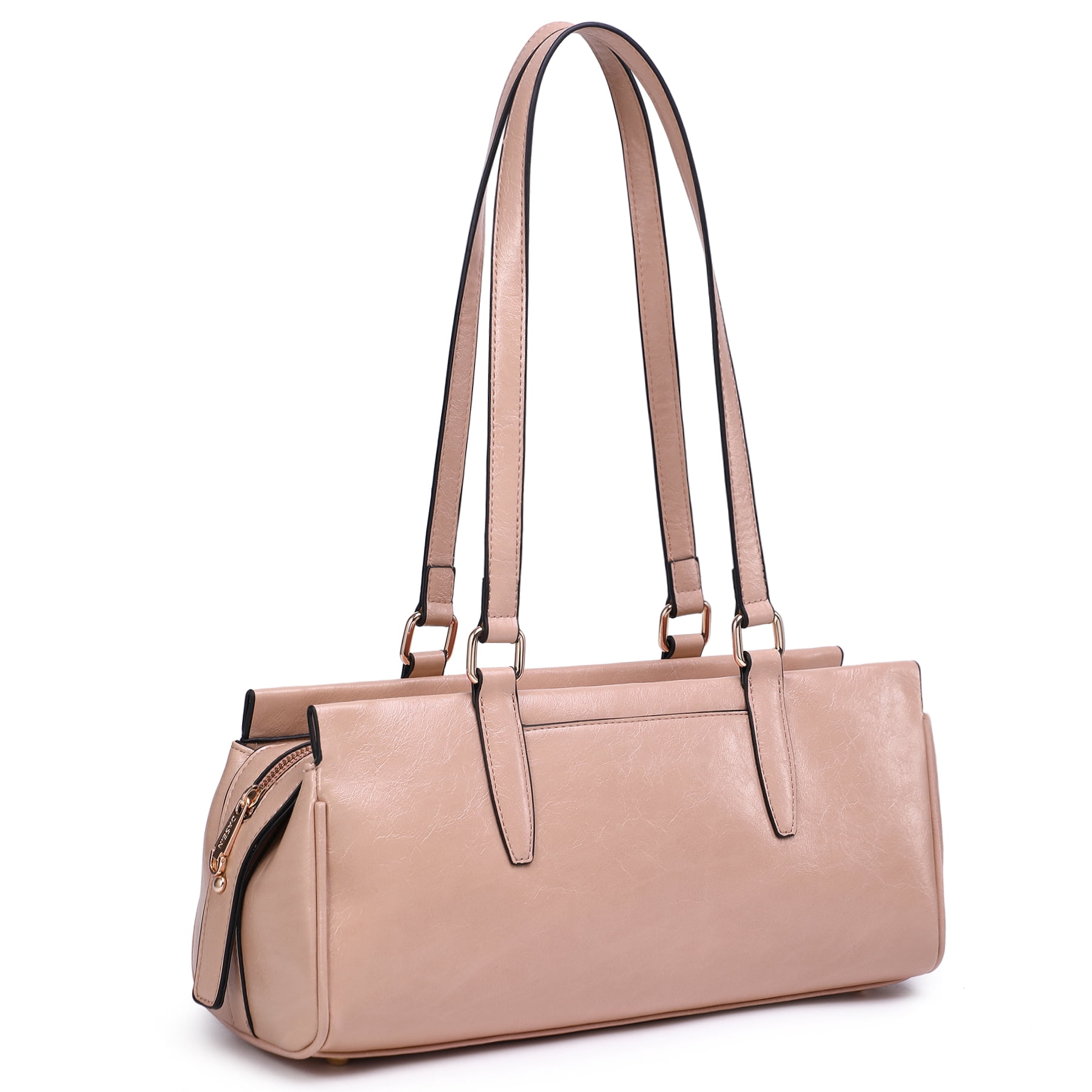 Dasein Hobo Bags for Women Soft Vegan Leather Shoulder Handbags Purses with 3 Compartments, Multi Pockets