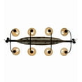 thumbnail image 2 of Meyda Tiffany 139745 Personalized 8 Light 50" Wide Linear Chandelier - Natural Wood /, 2 of 7