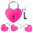 thumbnail image 2 of Dioche Heart Lock, Lock Comfortable For Diary For Jewelry Box For Small Luggage, 2 of 7