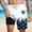 White#1, variant on Viikei Men's Lined Shorts-Built In Underwear,Men Casual Fashion Print Lining Shorts with Pockets Elastic Waist Beach Pants White S