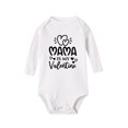 thumbnail image 1 of Gibobby Mamelucos para bebe niño Mono de manga larga con estampado de corazones y letras para niños y bebés, Día de San Valentín para niños y niñas pequeñas C(Blanco, 12-18 Meses), 1 of 5