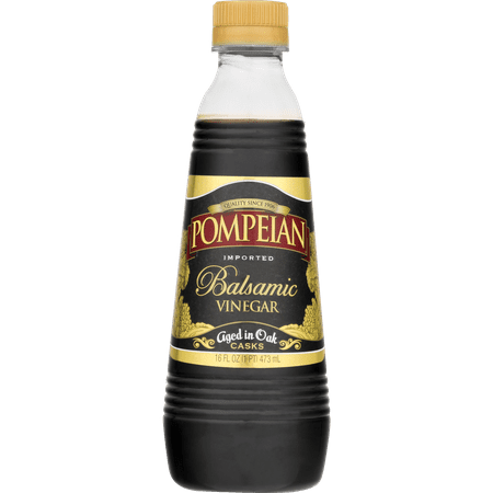 (2 Pack) Pompeian Balsamic Vinegar Aged in Oak 16 (Best Uses For Vinegar)