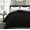 Black, variant on Chezmoi Collection All Season Twin Size Down Alternative Comforter - Plush Microfiber Fill - Box Stitch Quilted - Duvet Insert with Corner Tabs (Twin/Single, Silver Gray)