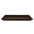 thumbnail image 1 of The HC Companies Venetian Rectangular Plant Tray, Plastic Drip Saucer, Chocolate, 1 of 9