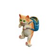 thumbnail image 1 of Estatua con forma de escultura, diseño de gato, diseño de paisaje, mochila pequeña, 1 of 1