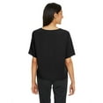 thumbnail image 2 of Devon & Jones Ladies' Perfect Fit™ Tie-Front Blouse - Black - 2Xl, 2 of 3