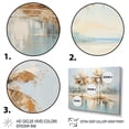 thumbnail image 3 of Designart "Plam Trees Solutide II" Floral Floater Framed Wall Art Print, 3 of 7