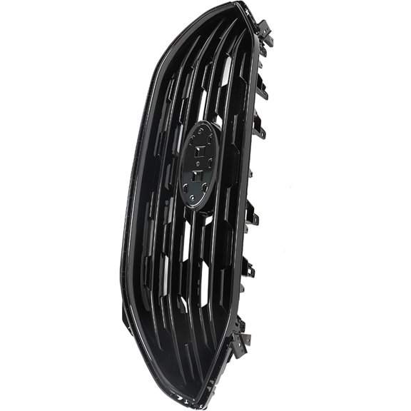 munirater For 2019 2020-2022 Ford Edge SE SEL Model Front Upper Grill Grille Gloss Black