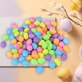 thumbnail image 4 of HILABEE 75Pcs Mini Easter Eggs, Artificial Bird Eggs, Colorful Foam Easter Eggs, Small Glitter Eggs for DIY Easter Wreath Photo Props, 4 of 7