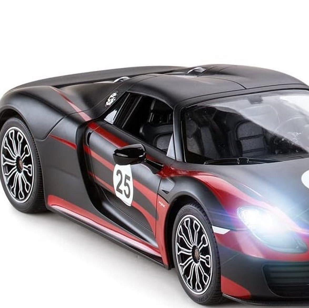 PlayWorld Porsche , 1:14 Porsche 918 Spyder | Porsche Toy Car for Kids (Black)